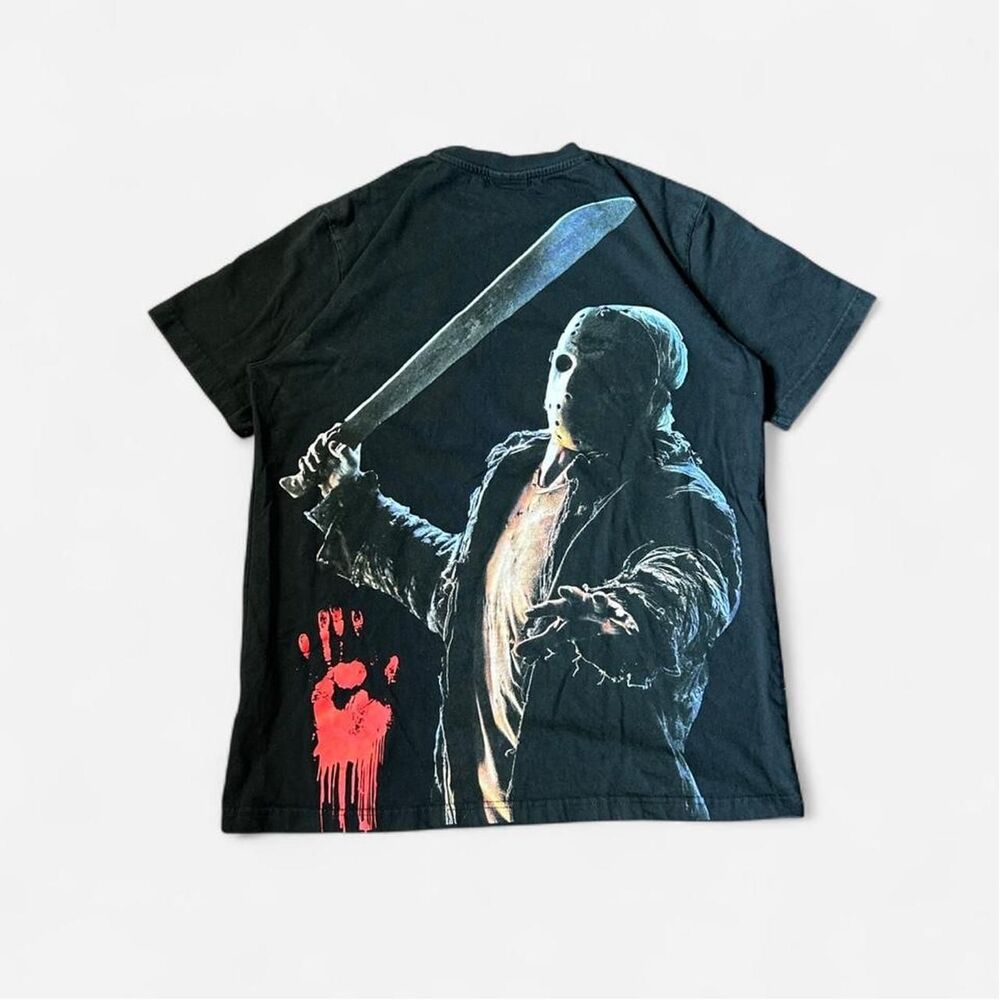 Friday the 13th vintage 00s all over print full graphic tee shirt